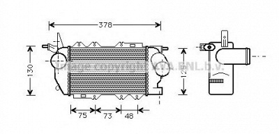 AVA QUALITY COOLING ol4270 -  Интеркулер
